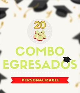 COMBO EGRESADOS PARA 20 PERSONAS